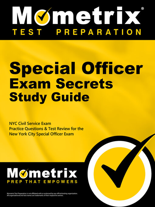 Cover image for Special Officer Exam Secrets Study Guide